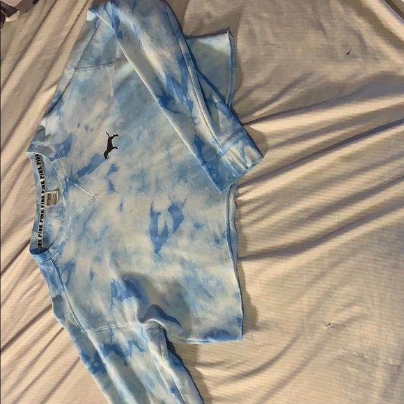 Pink Crop top Sweater - Picture 1 of 1